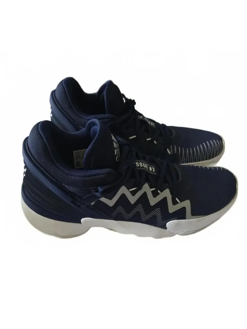 Adidas D.O.N. Issue #2 Collegiate Navy Basketball Shoes FW8516 Mens Size 10